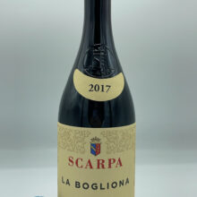 Scarpa – Barbera d'Asti La Bogliona – 2017 Scarpa - Barbera d'Asti La Bogliona produced in the vineyard of the same name located in Nizza Monferrato, considered one of the best Barberas in the world.