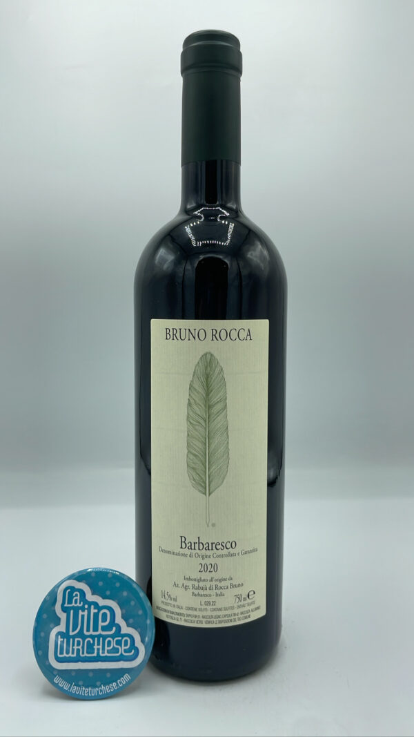 Bruno Rocca - Barbaresco produced from different vineyards located between the towns of Neive and Barbaresco, aged for 18 months in barriques.