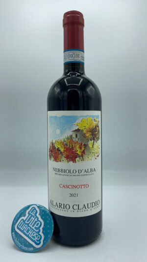 Claudio Alario - Nebbiolo d'Alba Cascinotto produced in the single vineyard in Diano d'Alba, aged for 2 years in barrique.