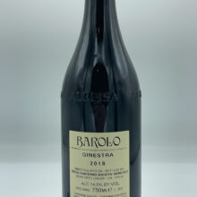 Diego Conterno – Barolo Ginestra – 2018 - back Diego Conterno - Barolo Ginestra produced in the homonymous vineyard in Monforte d'Alba, put on the market after 5 years of aging.