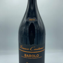 Franco Conterno – Barolo Riserva 7 Anni prodotto solamente nelle migliori annate, la 2013 è in versione 3 litri. Invecchiato per 6 anni in botte e 1 anno in bottiglia.