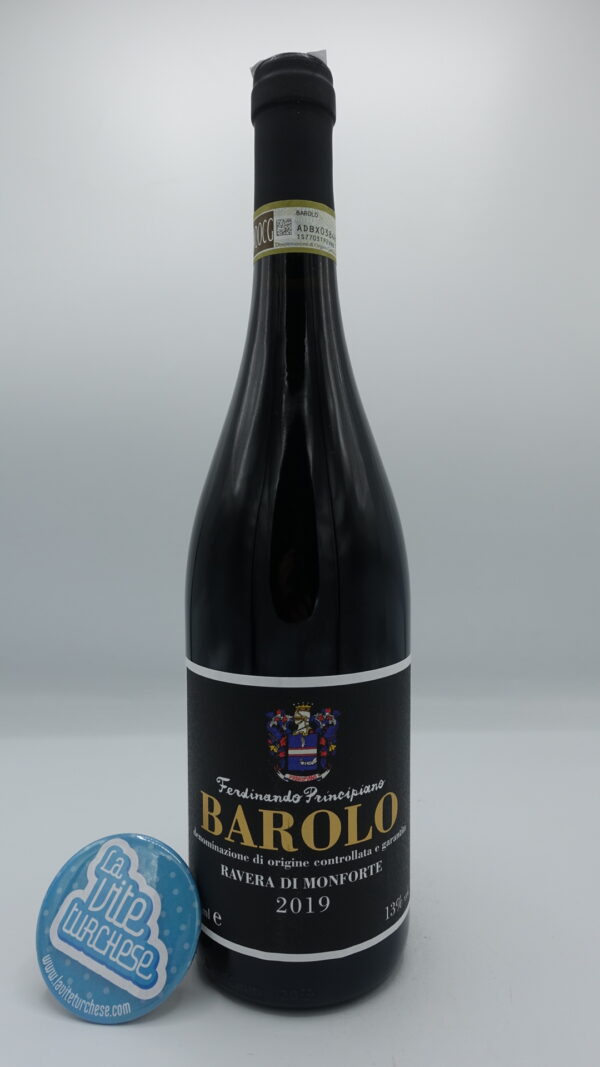 Ferdinando Principiano - Barolo Ravera di Monforte produced in the vineyard of the same name located in the commune of Monforte d'Alba in the Langhe. 3000 bottles produced