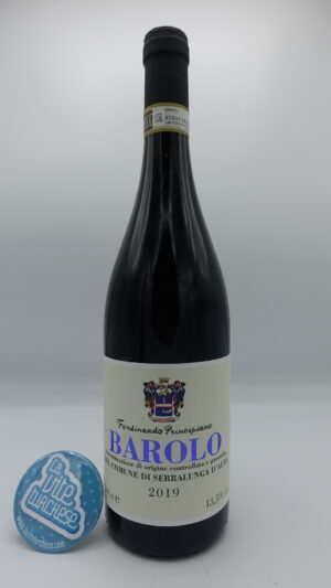 Ferdinando Principiano – Barolo del Comune di Serralunga d'Alba prodotto con le piante più giovani delle vigne situate a Serralunga d'Alba.