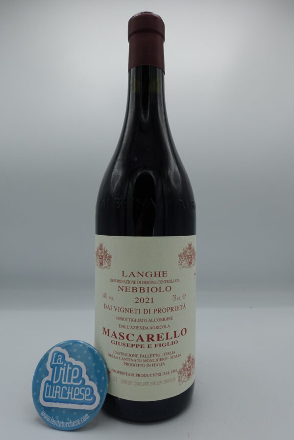 Giuseppe Mascarello – Langhe Nebbiolo prodotto con le vigne di proprietà di Monforte e Castiglione Falletto, invecchiato per qualche mese in botte.