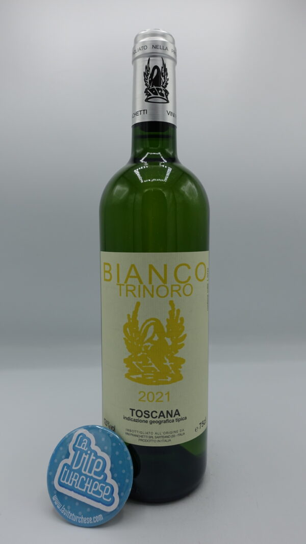 Tenuta di Trinoro - Bianco Trinoro Toscana Igt prodotto con uva Semillon a Sarteano in Valle d'Orcia, invecchiato in vasche di cemento. 1789 bottiglie.