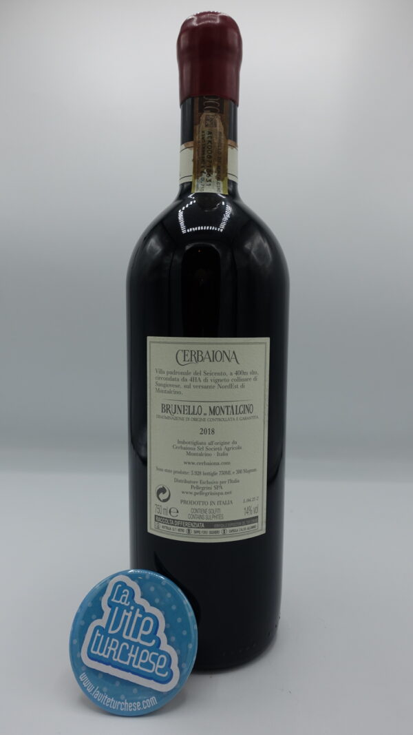 Cerbaiona - Brunello di Montalcino - 2018 - La vite Turchese Cerbaiona - Brunello di Montalcino - 2018 - La vite Turchese