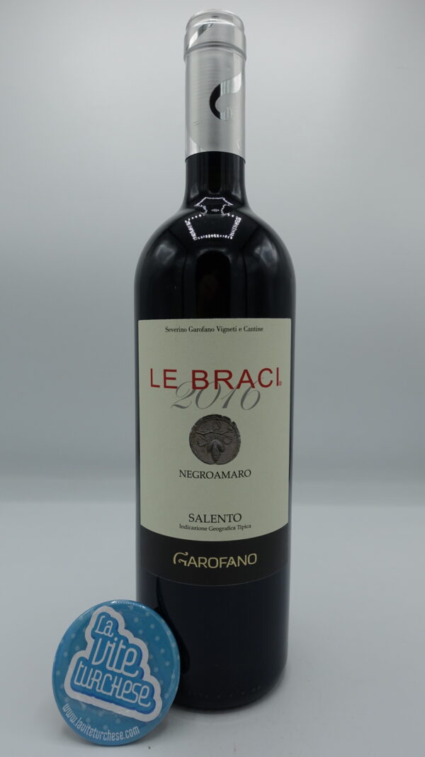 Garofano - Le Braci Negroamaro Salento considered among the best Negroamaro in Puglia, produced only in the best vintages.