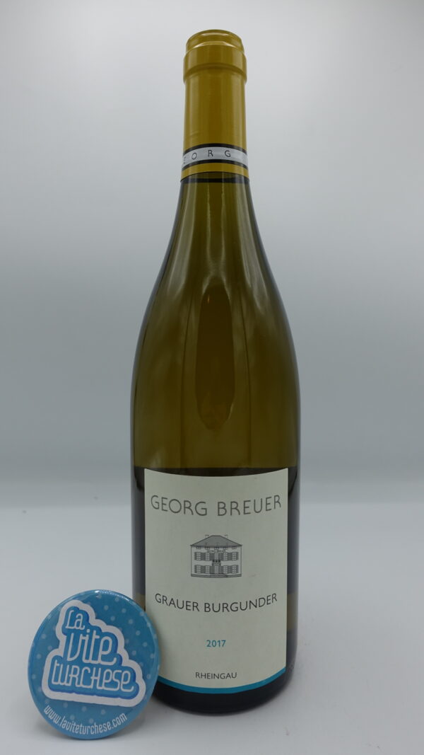 Georg Breuer - Grauer Burgunder Rheingau made from Pinot Grigio grapes in the Rheingau, around the Rhine River, vinified in wooden barrels.