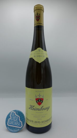 Zind Humbrecht - Pinot Gris Heimbourg prodotto nell'omonimo cru con piante di 30 anni , invecchiato per qualche mese sulle fecce fini.