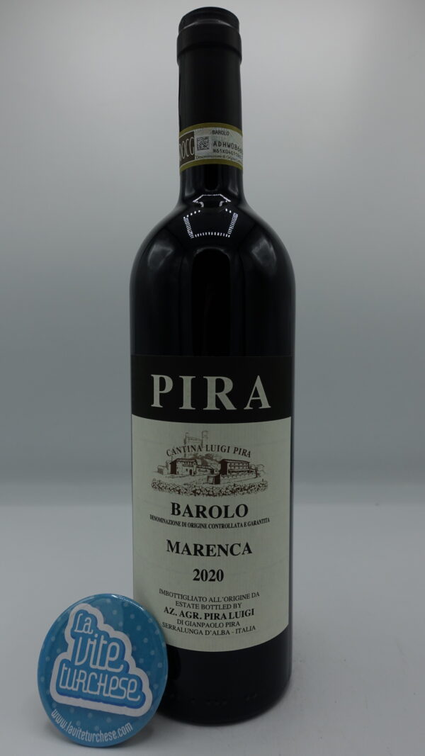 Luigi Pira – Barolo Marenca prodotto nell'omonima vigna situata a Serralunga d'Alba, considerata tra le più famose e complesse. Tannini potenti.