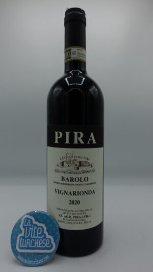 Luigi Pira – Barolo Vignarionda prodotto nell'omonima vigna situata a Serralunga considerato il cru più importante per intensità e tannini. 4000 bottiglie.