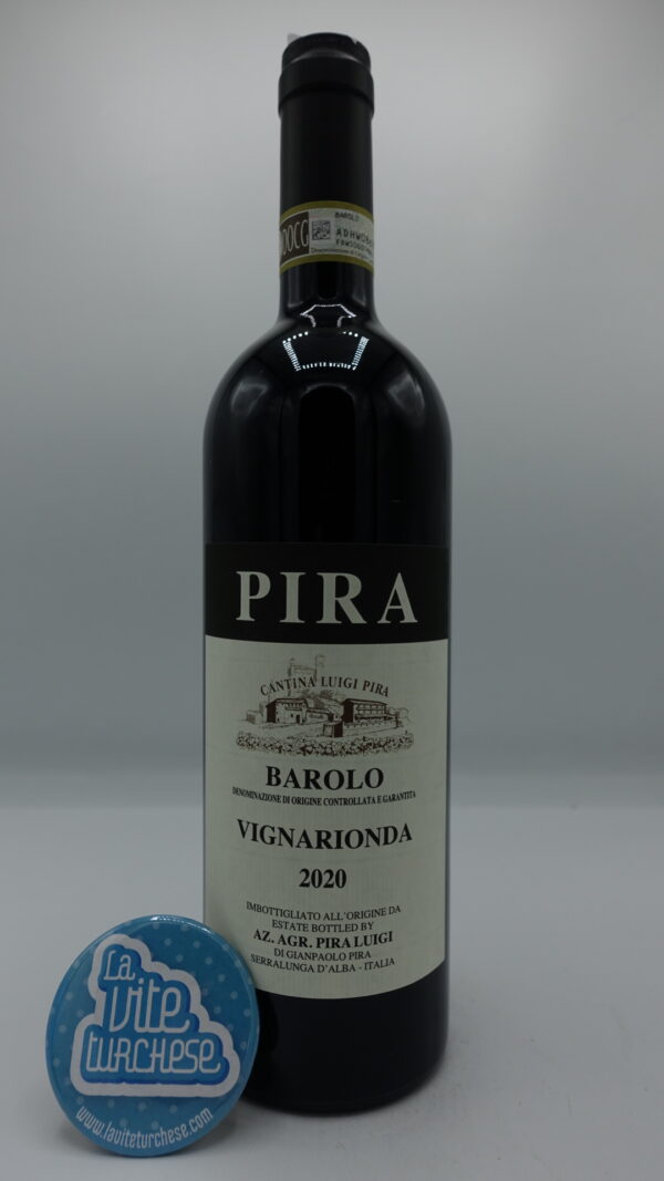 Luigi Pira - Barolo Vignarionda produced in the vineyard of the same name located in Serralunga considered the most important cru for intensity and tannins. 4,000 bottles.