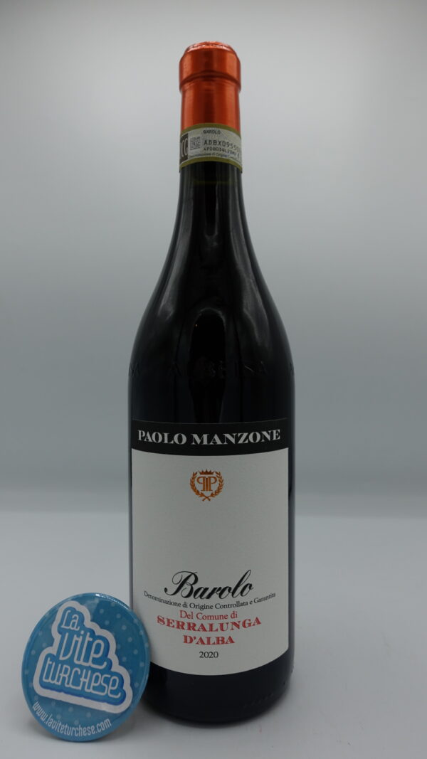 Paolo Manzone - Barolo from the commune of Serralunga d'Alba produced mainly from the Meriame vinga of Serralunga and other small parcels.