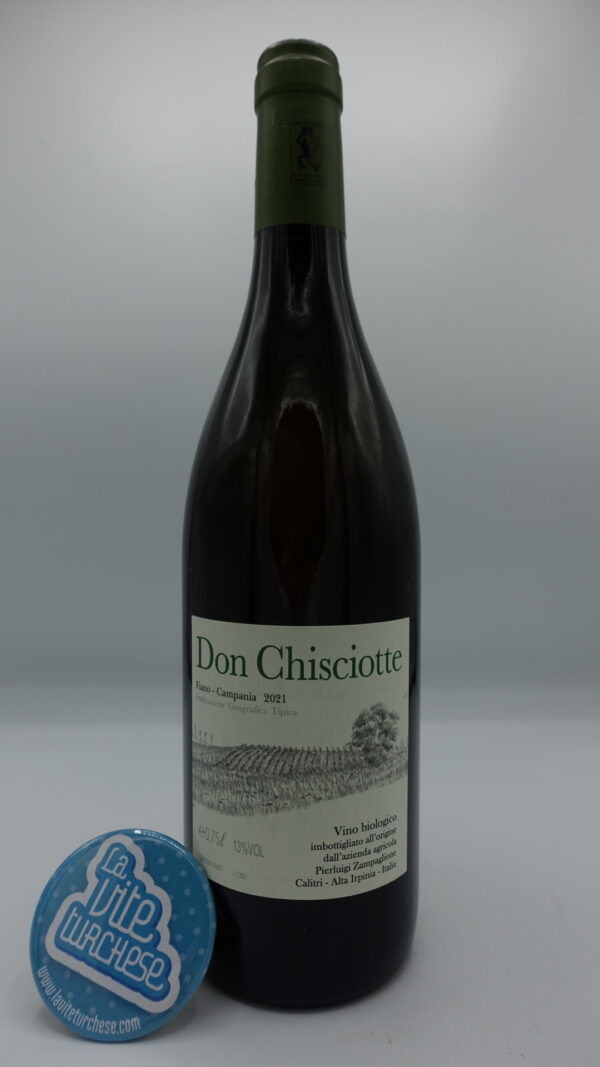 Pierluigi Zampaglione – Fiano Don Chisciotte prodotto nell'alta Irpinia, pochissime bottiglie, vinificazione sulle bucce per 10 giorni.