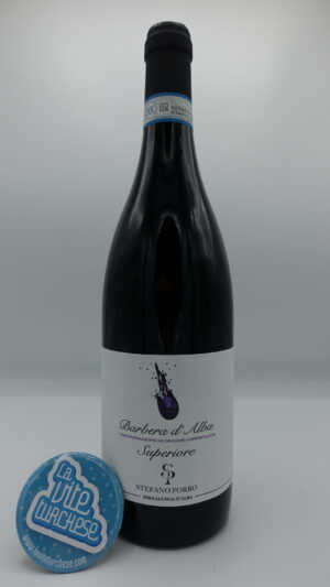 Stefano Porro - Barbera d'Alba Superiore produced in a 50-year-old vineyard in Serralunga d'Alba, in 1000 bottles. Aged for 7 months.