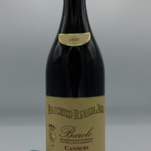 Francesco Rinaldi e Figli – Barolo Cannubi prodotto nell'omonima vigna di Barolo, la più importante grazie all'unione dei diversi suoli.