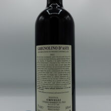 Crivelli - Grignolino d'Asti is produced in Castagnole Monferrato in Piedmont, vinified only in steel tanks.