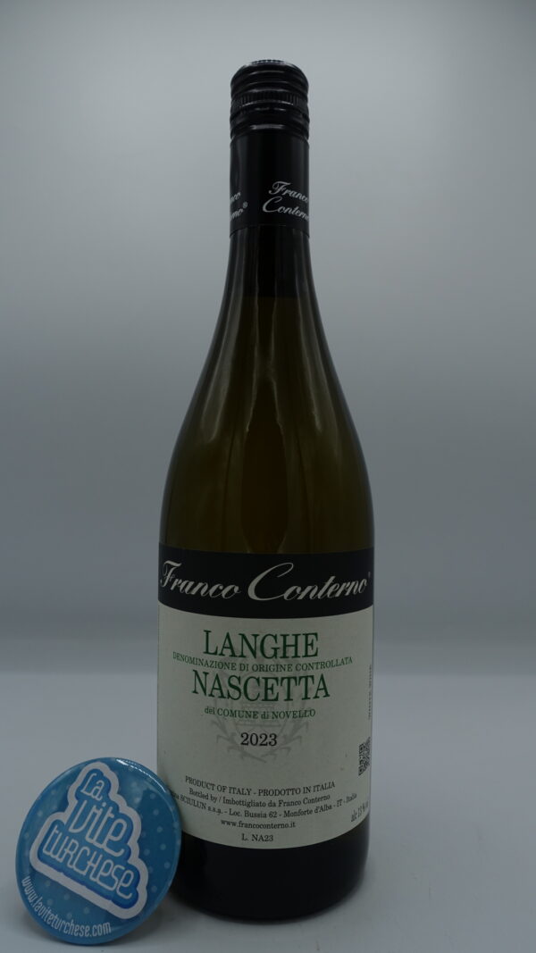 Franco Conterno - Langhe Nascetta del Comune di Novello produced in 4900 bottles from west-facing vines in Novello, vinified in steel tanks.