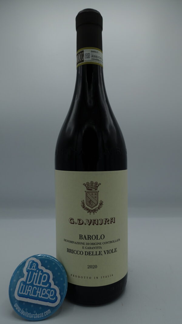 G.D. Vajra - Barolo Bricco delle Viole produced in the homonymous vineyard located in Barolo, one of the highest plots in the appellation.