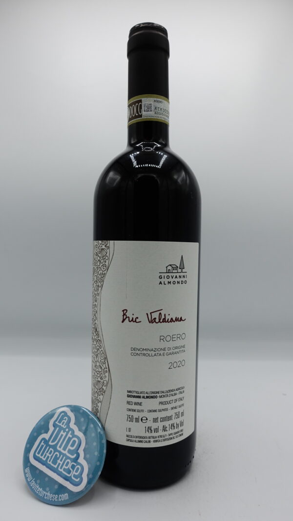 Gio vanni Almondo - Roero Bric Valdiana produced in the vineyard of the same name in Montà d'Alba in the Roero, 30-year-old vines.