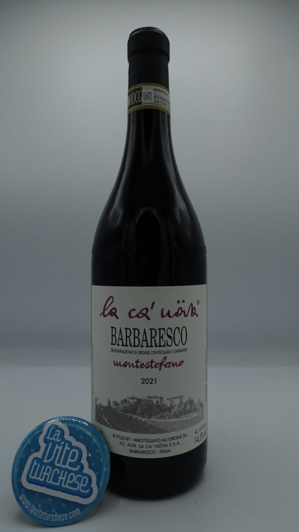 La Ca' Nova - Barbaresco Montestefano produced in the vineyard of the same name located in Barbaresco aged in oak barrels for 18 months. 6000 bottles