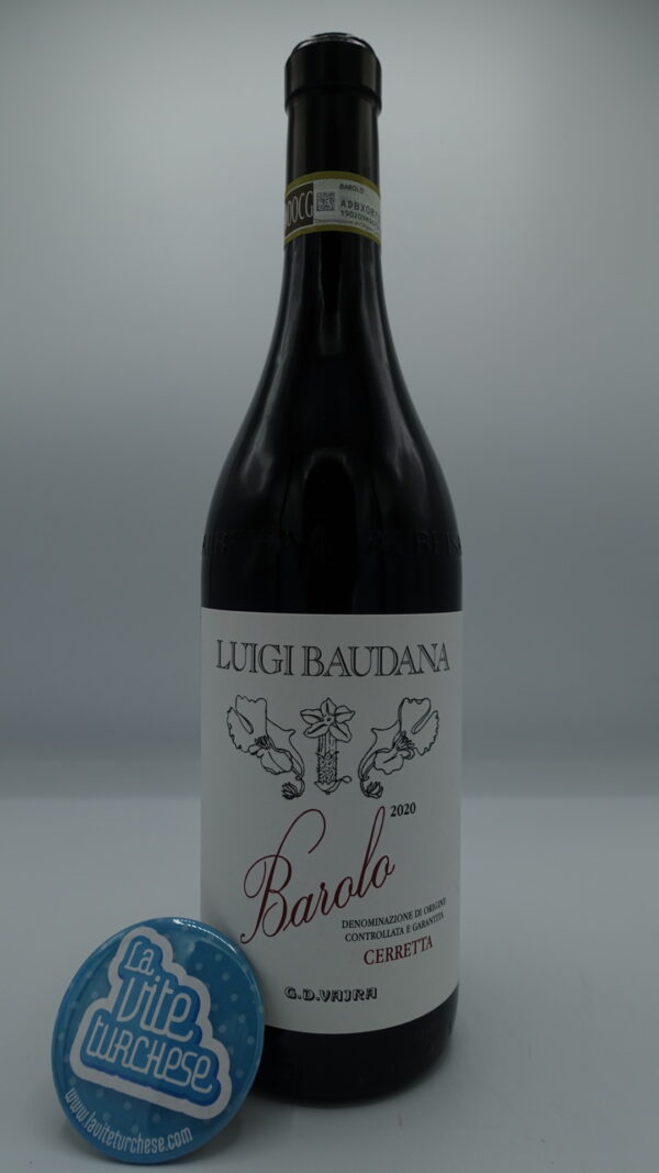 Luigi Baudana - Barolo Cerretta produced in the vineyard of the same name located in Serralunga d'Alba, limestone soils, plants worthy 70s. Aged for 30 months.