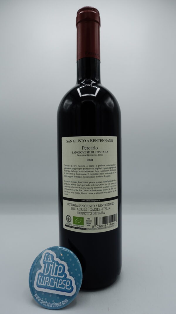 San Giusto a Rentennano - Percarlo IGT made with only Sangiovese grapes in the southernmost part of Chianti Classico, aged for 22 months.
