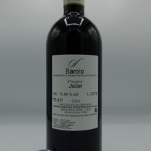 Schiavenza - Barolo Prapò produced in the upper part of Serralunga with tuffaceous limestone soils, aged in oak for 3 years. 1900 bottles.