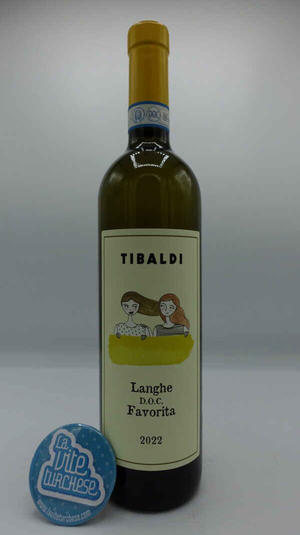 Tibaldi - Langhe Favorita produced from vineyards located in Pocapaglia and Santa Vittoria d'Alba in the Roero, vinified in steel tanks.