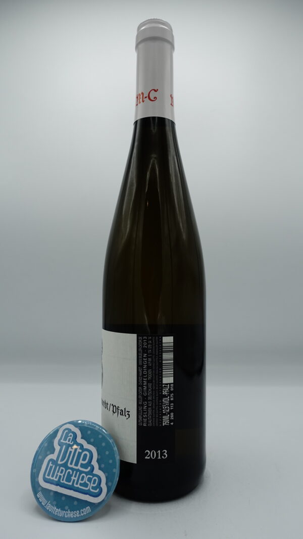 Muller-Catoir - Riesling Gimmeldingen Pfalz prodotto nell'omonimo paese in Palatinato, ritenuto uno dei più qualitativi per l'altitudine delle vigne.