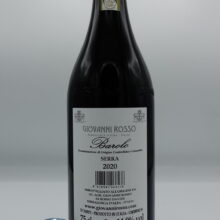 Giovanni Rosso – Barolo Serra vigna più alta del comune di Serralunga con suoli calcarei, il vino viene invecchiato per 2 anni in rovere.