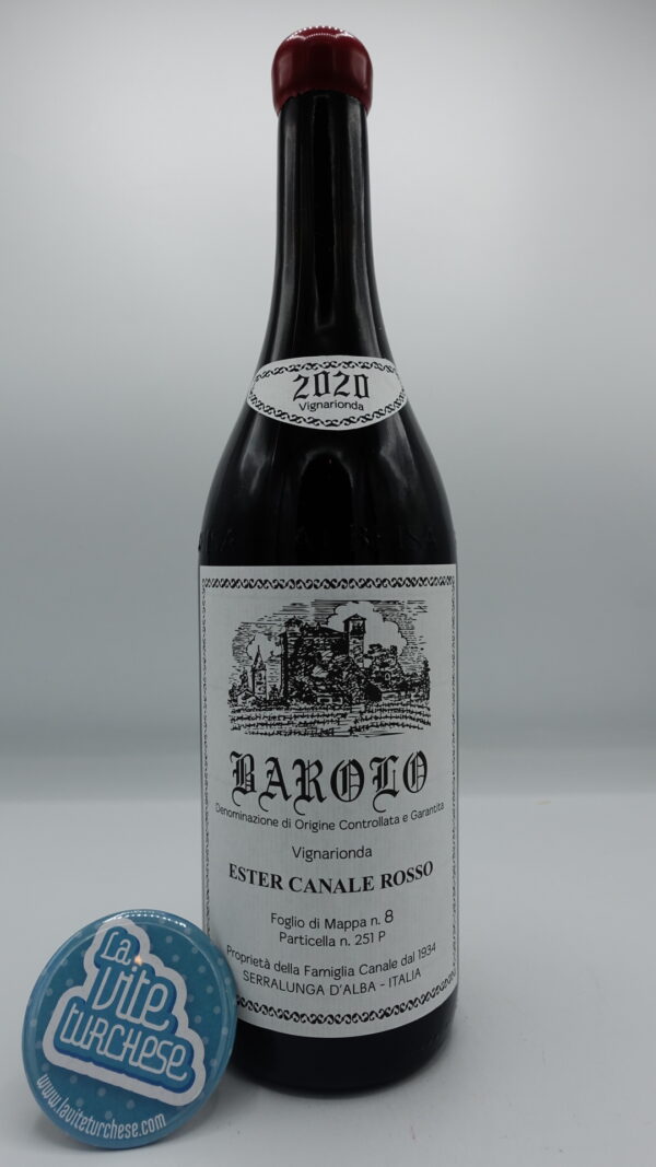 Giovanni Rosso - Barolo Vignarionda Ester Canale Rosso produced from the 1946 plants a in the most tannic vineyard in Barolo. 3334 bottles.