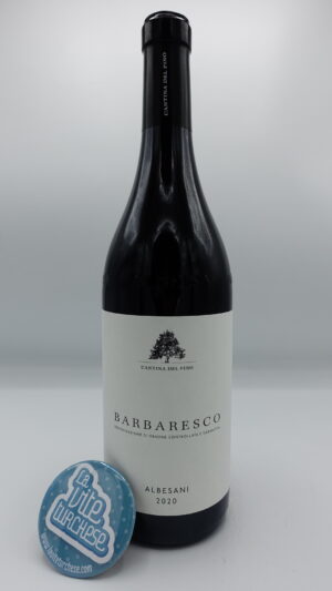 Cantina del Pino - Barbaresco Albesani produced in the vineyard of the same name located in Neive, sandy/clay soils, 3000 bottles produced.