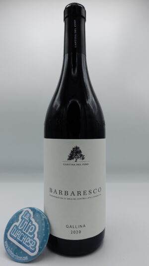 Cantina del Pino – Barbaresco Gallina prodotto nella migliore vigna di Neive, esposta a sud, vinificato per 24 mesi in botti grandi. 2000 bottiglie prodotte