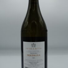 Giovanni Viberti - Derthona Timorasso - 2023 - back Giovanni Viberti - Derthona Timorasso produced for the first time with the 2022 vintage, vineyards in Monleale, vinified in steel tanks.