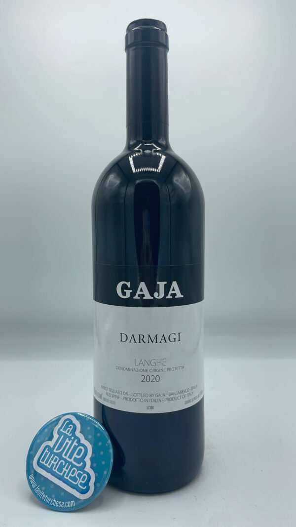 Gaja - Langhe Darmagi made from Cabernet Sauvignon, Merlot and Cabernet Franc grapes by Angelo Gaja in a Barbaresco vineyard, 24 months aging.