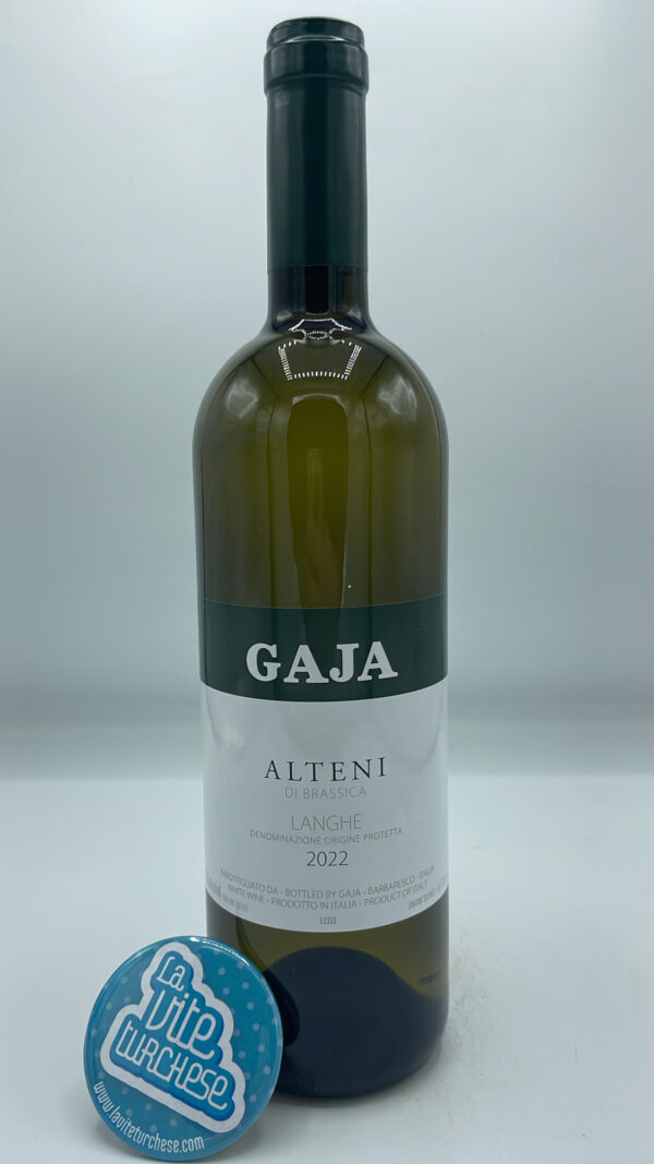 Gaja - Brassica Alteni made from Sauvignon Blanc grapes between the villages of Barbaresco and Serralunga, vinified for 8 months in barrel.