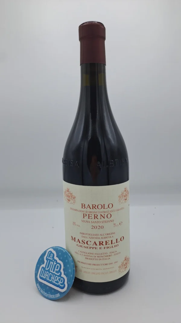 Giuseppe Mascarello - Barolo Perno Vigna Santo Stefano produced in the homonymous vineyard located in the village of Monforte d'Alba.