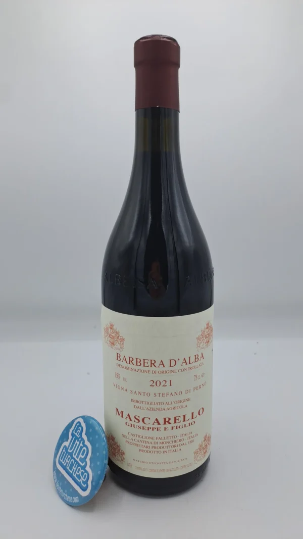 Giuseppe Mascarello - Barbera d'Alba Vigna Santo Stefano di Perno produced in the vineyard of the same name located on the eastern side of Monforte d'Alba.