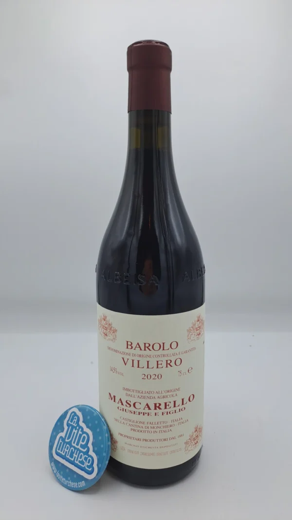 Giuseppe Mascarello - Barolo Villero produced in the same vineyard located in the municipality of Castiglione Falletto, aged for 3 years in large barrels.