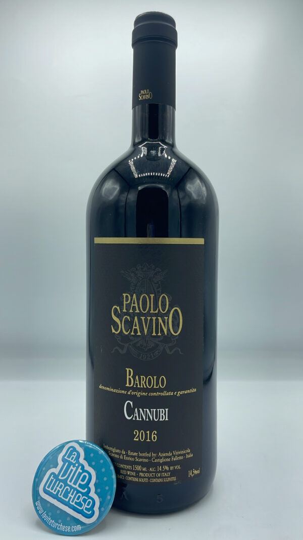 Paolo Scavino - Barolo Cannubi produced in the homonymous vineyard in the village of Barolo considered the best in the entire appellation