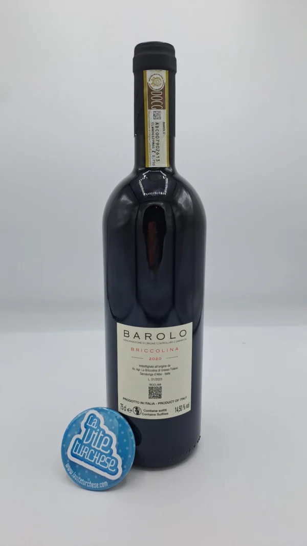 Tiziano Grasso - Barolo Briccolina produced in the homonym vineyard located in the village of Serralunga d'Alba in the Langhe. 4000 bottles.