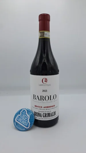 Bruna Grimaldi – Barolo Bricco Ambrogio unica vigna situata a Roddi nelle Langhe famoso per i suoli sabbiosi, invecchiato 2 anni in rovere grande.