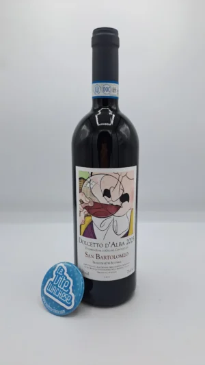 Cesare Bussolo - Dolcetto d'Alba San Bartolomeo produced in the vineyard of the same name located in La Morra, vinified only in steel tanks.