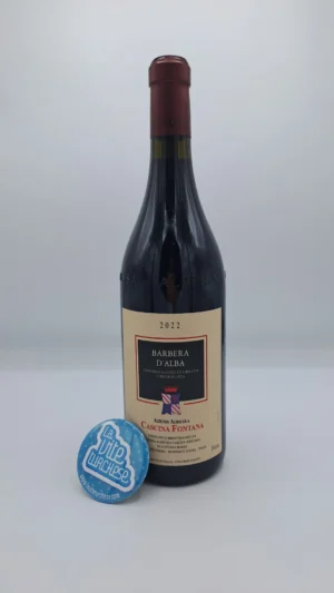 Cascina Fontana – Barbera d'Alba prodotta tra il comune di Sinio e Castiglione Falletto, affinata in botti piccole e in vasche di cemento.