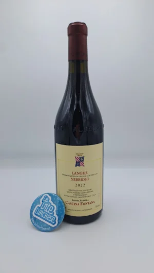 Cascina Fontana – Langhe Nebbiolo prodotto tra le vigne di Sinio e Castiglione Falletto, invecchiato tra la botte grande e il cemento.