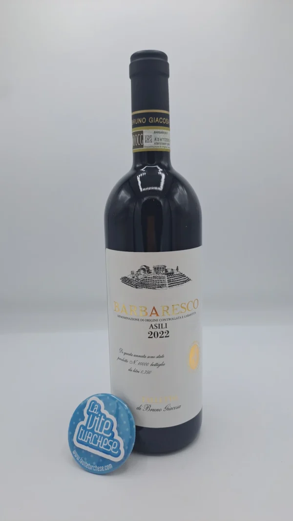 Bruno Giacosa - Barbaresco Asili produced in the vineyard of the same name located in Barbaresco, considered among the best due to its sandy and loamy soils.