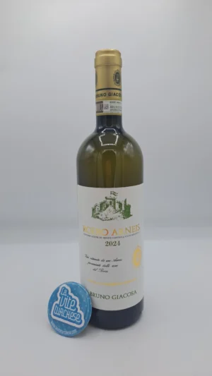 Bruno Giacosa – Roero Arneis prodotto nelle migliori parcelle nel Roero, vinificato in vasche di acciaio inox. Vino dai profumi ampi e mineralità in bocca.