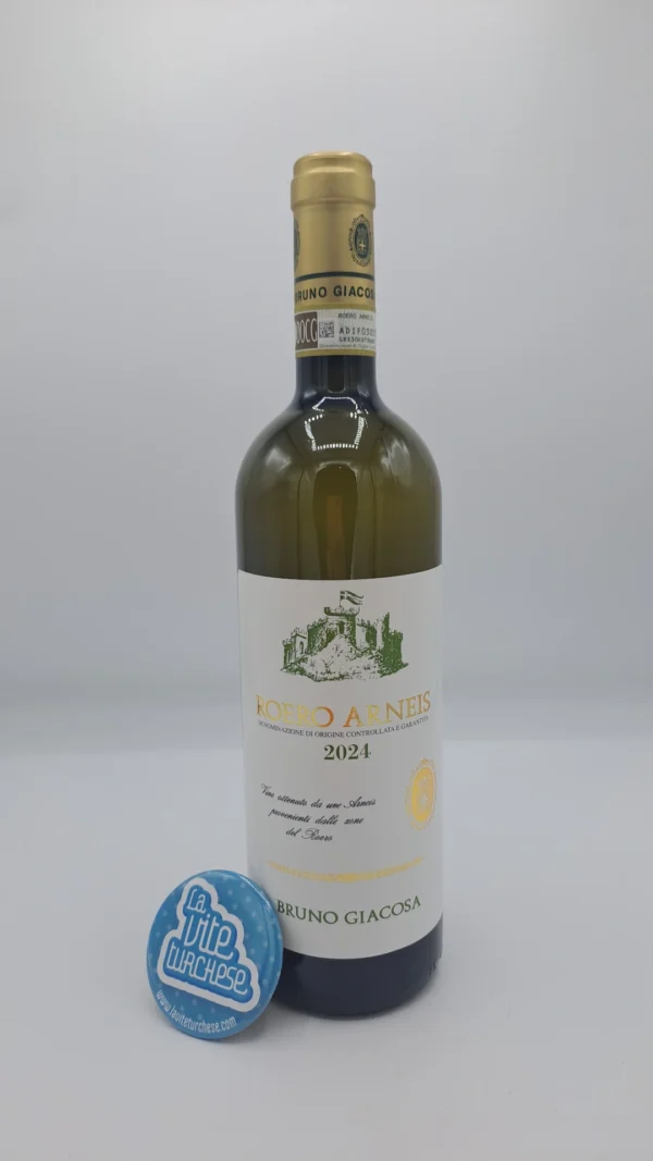 Bruno Giacosa - Roero Arneis made from the best plots in Roero, vinified in stainless steel tanks. Wine with ample aromas and minerality in the mouth.