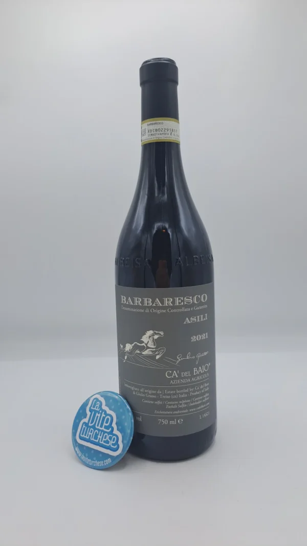 Ca' del Baio – Barbaresco Asili prodotto nell'omonima vigna situata a Barbaresco, considerata la più pregiata grazie ai suoli sabbiosi e calcarei.
